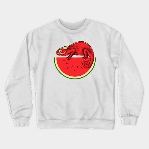 Waterchameleon Crewneck Sweatshirt by quilimo